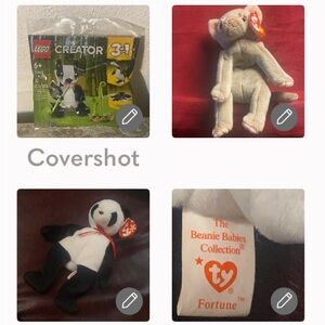 FREE w $100 Purchase=2TYs=Fortune🐼+Scat🐱+Lego🐼83p 3-in-1